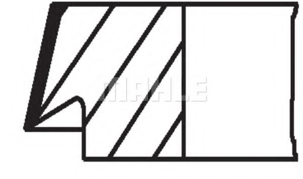 MAHLE ORIGINAL 082 40 N0 Комплект поршневых колец для BMW 7 (Бмв 7) MAHLE ORIGINAL 082 40 N0 Комплект поршневых колец для BMW 7 (Бмв 7)