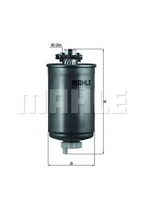 MAHLE ORIGINAL KL 75 Топливный фильтр для VOLKSWAGEN GOLF IV (Фольксваген Гольф 4) MAHLE ORIGINAL KL 75 Топливный фильтр для VOLKSWAGEN GOLF IV (Фольксваген Гольф 4)