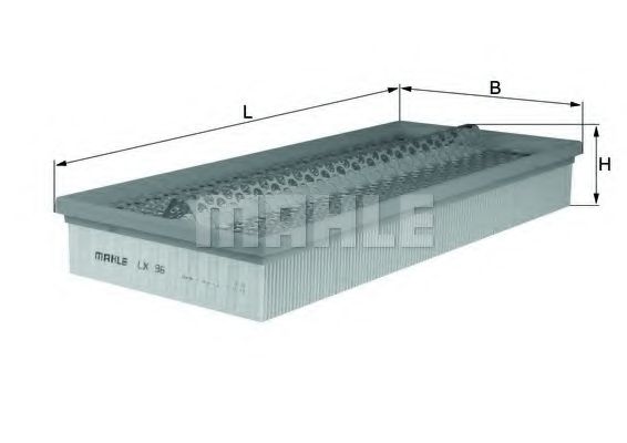 MAHLE ORIGINAL LX 96 Воздушный фильтр для SSANGYONG MUSSO (Сан-янг/санянг Муссо) MAHLE ORIGINAL LX 96 Воздушный фильтр для SSANGYONG MUSSO (Сан-янг/санянг Муссо)
