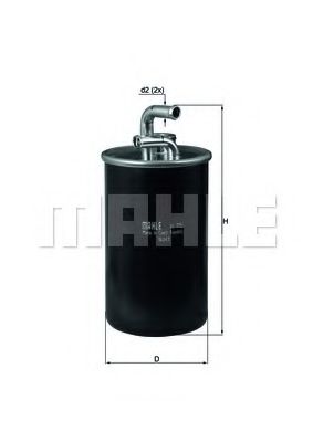 MAHLE ORIGINAL KL 775 Топливный фильтр для DODGE JC (Додж Жc) MAHLE ORIGINAL KL 775 Топливный фильтр для DODGE JC (Додж Жc)