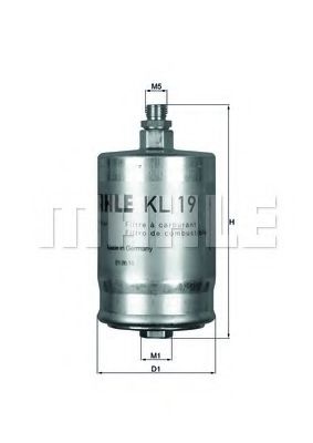 MAHLE ORIGINAL KL 19 Топливный фильтр для MERCEDES-BENZ G-CLASS (Мэрcэдэс-бэнз Ж класс) MAHLE ORIGINAL KL 19 Топливный фильтр для MERCEDES-BENZ G-CLASS (Мэрcэдэс-бэнз Ж класс)