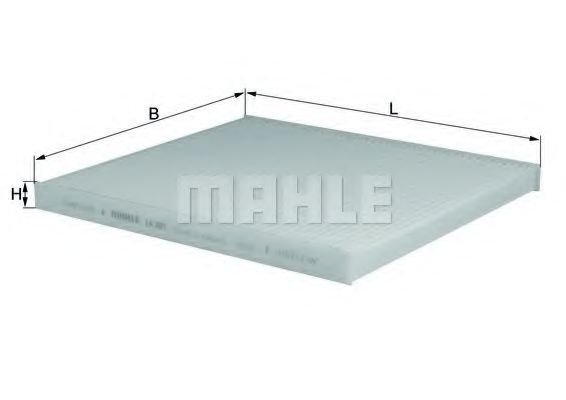 MAHLE ORIGINAL LA 301 Фильтр, воздух во внутренном пространстве для KIA (Киа) MAHLE ORIGINAL LA 301 Фильтр, воздух во внутренном пространстве для KIA (Киа)