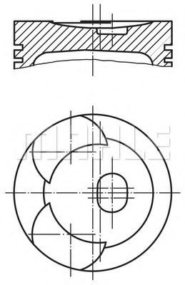 MAHLE ORIGINAL 001 92 00 Поршень для MERCEDES-BENZ T2/L (Мэрcэдэс-бэнз Т2/л) MAHLE ORIGINAL 001 92 00 Поршень для MERCEDES-BENZ T2/L (Мэрcэдэс-бэнз Т2/л)