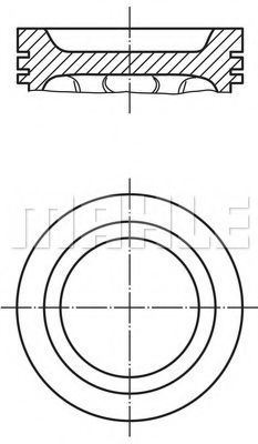 MAHLE ORIGINAL 021 62 01 Поршень для VOLVO 480 E (Вольво 480 э) MAHLE ORIGINAL 021 62 01 Поршень для VOLVO 480 E (Вольво 480 э)