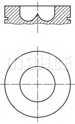 MAHLE ORIGINAL 008 17 10 Поршень для FIAT SERIES 300 (Фиат Сэриэс 300) MAHLE ORIGINAL 008 17 10 Поршень для FIAT SERIES 300 (Фиат Сэриэс 300)