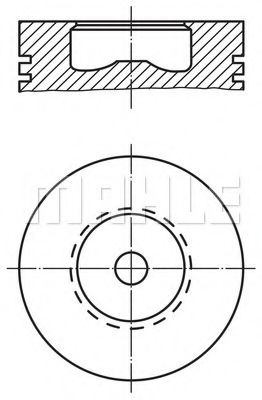 MAHLE ORIGINAL 008 31 00 Поршень для FIAT SERIES 300 (Фиат Сэриэс 300) MAHLE ORIGINAL 008 31 00 Поршень для FIAT SERIES 300 (Фиат Сэриэс 300)