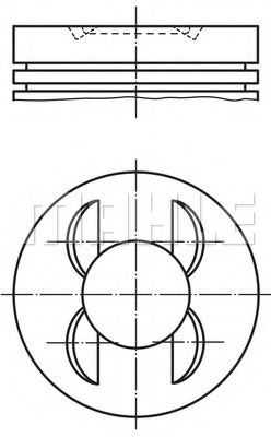 MAHLE ORIGINAL 479 48 00 Поршень для SAAB 900 II (Сааб 900 2) MAHLE ORIGINAL 479 48 00 Поршень для SAAB 900 II (Сааб 900 2)