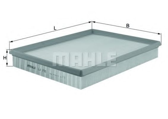 MAHLE ORIGINAL LX 735 Воздушный фильтр для OPEL (Опель) MAHLE ORIGINAL LX 735 Воздушный фильтр для OPEL (Опель)