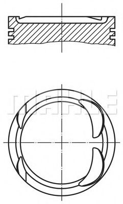 MAHLE ORIGINAL 004 06 00 Поршень для MERCEDES-BENZ SPRINTER 3,5-T (Мэрcэдэс-бэнз Спринтэр 3,5-т) MAHLE ORIGINAL 004 06 00 Поршень для MERCEDES-BENZ SPRINTER 3,5-T (Мэрcэдэс-бэнз Спринтэр 3,5-т)