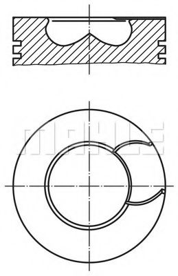 MAHLE ORIGINAL 213 70 00 Поршень для DAF 95 XF (Даф 95 xф) MAHLE ORIGINAL 213 70 00 Поршень для DAF 95 XF (Даф 95 xф)