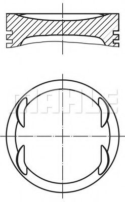 MAHLE ORIGINAL 004 08 00 Поршень для MERCEDES-BENZ SPRINTER 3,5-T (Мэрcэдэс-бэнз Спринтэр 3,5-т) MAHLE ORIGINAL 004 08 00 Поршень для MERCEDES-BENZ SPRINTER 3,5-T (Мэрcэдэс-бэнз Спринтэр 3,5-т)