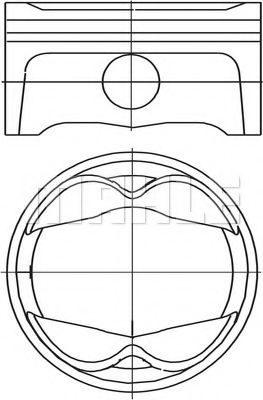 MAHLE ORIGINAL 627 23 00 Поршень для MAZDA 323 III (Мазда 323 3) MAHLE ORIGINAL 627 23 00 Поршень для MAZDA 323 III (Мазда 323 3)
