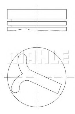 MAHLE ORIGINAL 640 57 00 Поршень для NISSAN MISTRAL (Ниссан Мистрал) MAHLE ORIGINAL 640 57 00 Поршень для NISSAN MISTRAL (Ниссан Мистрал)