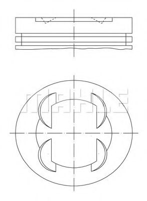 MAHLE ORIGINAL 083 01 00 Поршень для BMW Z3 (Бмв З3) MAHLE ORIGINAL 083 01 00 Поршень для BMW Z3 (Бмв З3)