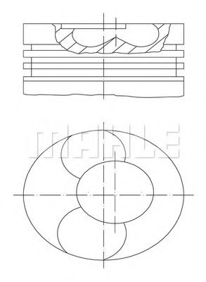 MAHLE ORIGINAL 028 PI 00112 000 Поршень для SEAT ALTEA (Сеат Алтэа) MAHLE ORIGINAL 028 PI 00112 000 Поршень для SEAT ALTEA (Сеат Алтэа)