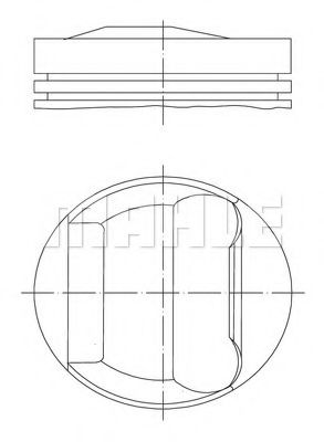 MAHLE ORIGINAL 083 04 00 Поршень для BMW Z3 (Бмв З3) MAHLE ORIGINAL 083 04 00 Поршень для BMW Z3 (Бмв З3)