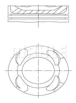 MAHLE ORIGINAL 627 31 00 Поршень для MAZDA 626 III (Мазда 626 3) MAHLE ORIGINAL 627 31 00 Поршень для MAZDA 626 III (Мазда 626 3)