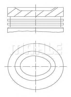 MAHLE ORIGINAL 681 08 00 Поршень для HYUNDAI EXCEL (Хендай Эxcэл) MAHLE ORIGINAL 681 08 00 Поршень для HYUNDAI EXCEL (Хендай Эxcэл)