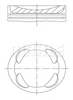 MAHLE ORIGINAL 607 78 00 Поршень для TOYOTA SPRINTER (Тойота/тоета Спринтэр) MAHLE ORIGINAL 607 78 00 Поршень для TOYOTA SPRINTER (Тойота/тоета Спринтэр)