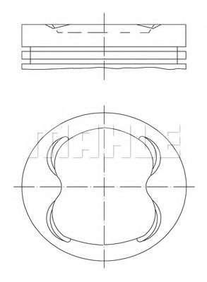 MAHLE ORIGINAL 607 45 00 Поршень для TOYOTA AVENSIS (Тойота/тоета Авенсис) MAHLE ORIGINAL 607 45 00 Поршень для TOYOTA AVENSIS (Тойота/тоета Авенсис)