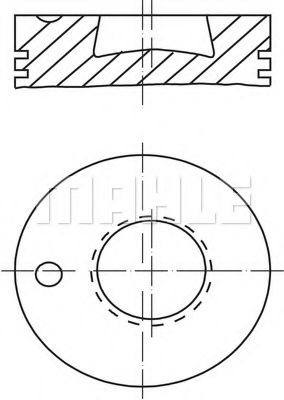 MAHLE ORIGINAL 003 76 00 Поршень для MERCEDESBENZ (Мерседес бенц) MAHLE ORIGINAL 003 76 00 Поршень для MERCEDESBENZ (Мерседес бенц)