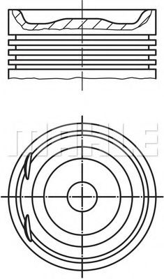 MAHLE ORIGINAL 012 20 00 Поршень для OPEL SPEEDSTER (Опель Спээдстэр) MAHLE ORIGINAL 012 20 00 Поршень для OPEL SPEEDSTER (Опель Спээдстэр)