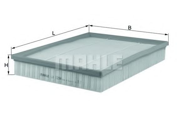 MAHLE ORIGINAL LX 1294 Воздушный фильтр для OPEL (Опель) MAHLE ORIGINAL LX 1294 Воздушный фильтр для OPEL (Опель)