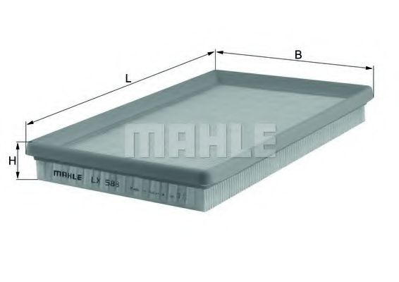 MAHLE ORIGINAL LX 588 Воздушный фильтр для OPEL (Опель) MAHLE ORIGINAL LX 588 Воздушный фильтр для OPEL (Опель)