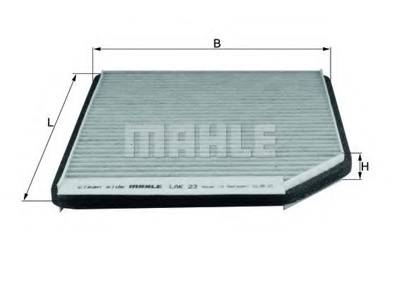 MAHLE ORIGINAL LAK 23 Фильтр, воздух во внутренном пространстве для RENAULT (Рено) MAHLE ORIGINAL LAK 23 Фильтр, воздух во внутренном пространстве для RENAULT (Рено)
