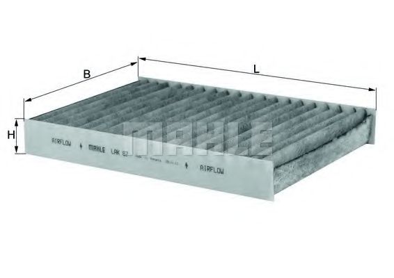 MAHLE ORIGINAL LAK 87 Фильтр, воздух во внутренном пространстве для RENAULT (Рено) MAHLE ORIGINAL LAK 87 Фильтр, воздух во внутренном пространстве для RENAULT (Рено)