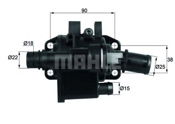 MAHLE ORIGINAL TH 42 83 Термостат, охлаждающая жидкость для CITROËN C3 I (CитроËн С3 1) MAHLE ORIGINAL TH 42 83 Термостат, охлаждающая жидкость для CITROËN C3 I (CитроËн С3 1)