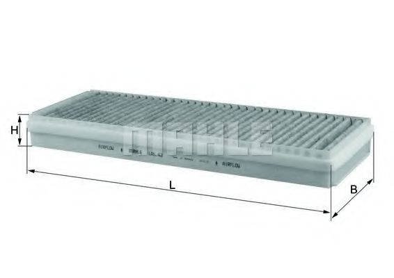 MAHLE ORIGINAL LAK 43 Фильтр, воздух во внутренном пространстве 