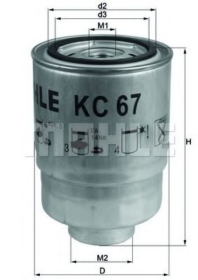 MAHLE ORIGINAL KC 67 Топливный фильтр для NISSAN PICKUP / NP300 III (Ниссан Пиcкуп / нп300 3) MAHLE ORIGINAL KC 67 Топливный фильтр для NISSAN PICKUP / NP300 III (Ниссан Пиcкуп / нп300 3)