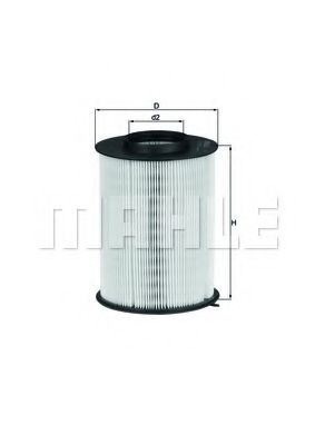MAHLE ORIGINAL LX 1780/3 Воздушный фильтр для VOLVO S40 II (Вольво S40 2) MAHLE ORIGINAL LX 1780/3 Воздушный фильтр для VOLVO S40 II (Вольво S40 2)