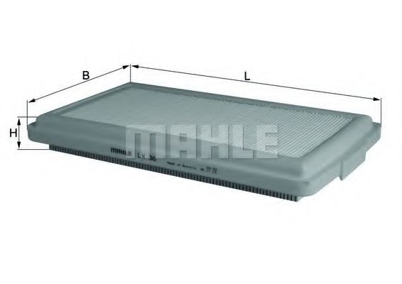 MAHLE ORIGINAL LX 36 Воздушный фильтр для BMW 7 (Бмв 7)