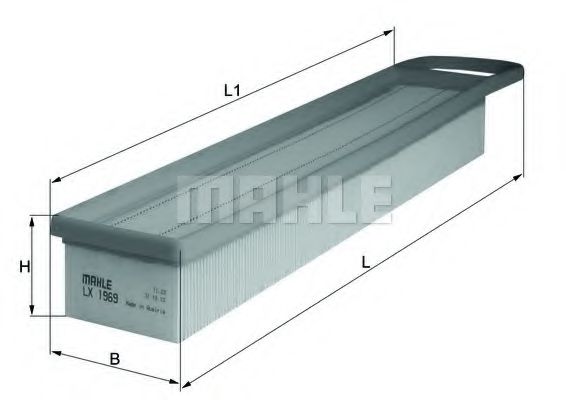MAHLE ORIGINAL LX 1969 Воздушный фильтр для PEUGEOT (Пежо) MAHLE ORIGINAL LX 1969 Воздушный фильтр для PEUGEOT (Пежо)