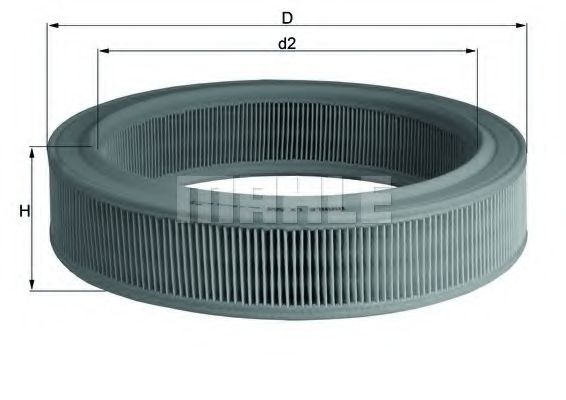 MAHLE ORIGINAL LX 568 Воздушный фильтр для VOLKSWAGEN POLO CLASSIC (Фольксваген Поло классик) MAHLE ORIGINAL LX 568 Воздушный фильтр для VOLKSWAGEN POLO CLASSIC (Фольксваген Поло классик)