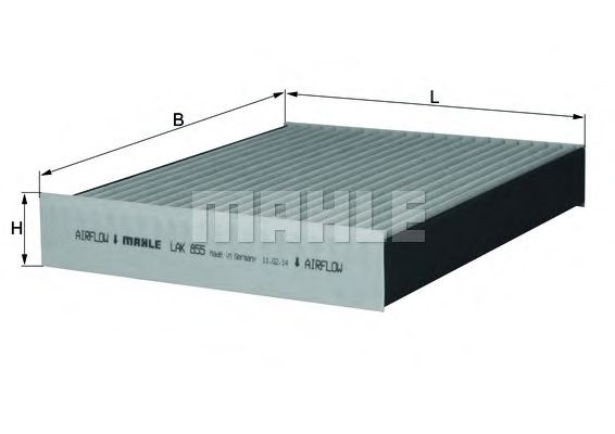 MAHLE ORIGINAL LAK 855 Фильтр, воздух во внутренном пространстве для PORSCHE (Порше) MAHLE ORIGINAL LAK 855 Фильтр, воздух во внутренном пространстве для PORSCHE (Порше)