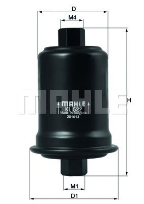 MAHLE ORIGINAL KL 522 Топливный фильтр для KIA OPTIMA / MAGENTIS (Киа Оптима / магэнтис) MAHLE ORIGINAL KL 522 Топливный фильтр для KIA OPTIMA / MAGENTIS (Киа Оптима / магэнтис)