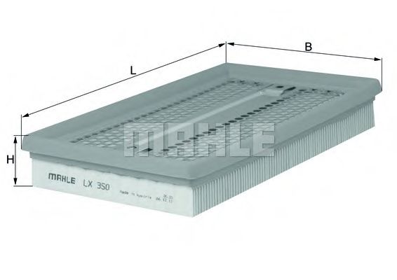 MAHLE ORIGINAL LX 350 Воздушный фильтр для MAZDA 323 C IV (Мазда 323 c иv) MAHLE ORIGINAL LX 350 Воздушный фильтр для MAZDA 323 C IV (Мазда 323 c иv)