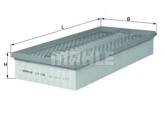 MAHLE ORIGINAL LX 536 Воздушный фильтр для SSANGYONG REXTON W (Сан-янг/санянг Рекстон в)