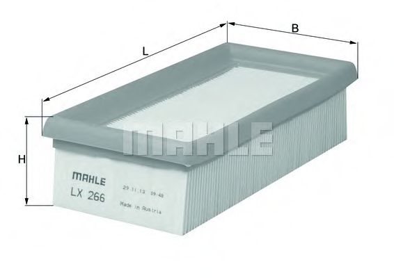 MAHLE ORIGINAL LX 266 Воздушный фильтр для VOLKSWAGEN JETTA I (Фольксваген Жэтта и) MAHLE ORIGINAL LX 266 Воздушный фильтр для VOLKSWAGEN JETTA I (Фольксваген Жэтта и)