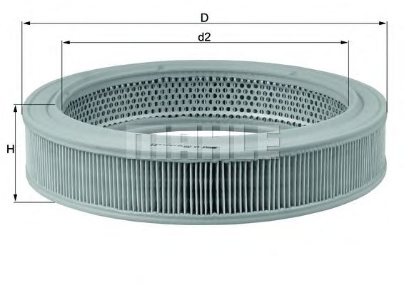 MAHLE ORIGINAL LX 208 Воздушный фильтр для AUDI 80 (Ауди 80) MAHLE ORIGINAL LX 208 Воздушный фильтр для AUDI 80 (Ауди 80)