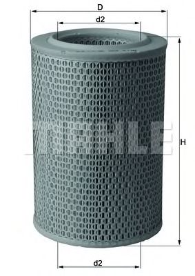 MAHLE ORIGINAL LX 620 Воздушный фильтр для IVECO DAILY II (Ивеко Даилъ 2) MAHLE ORIGINAL LX 620 Воздушный фильтр для IVECO DAILY II (Ивеко Даилъ 2)