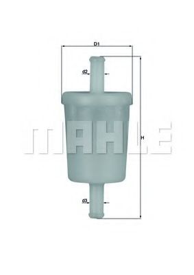 MAHLE ORIGINAL KL 260 OF Топливный фильтр для VOLVO FH 16 (Вольво Фх 16)