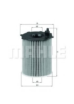 MAHLE ORIGINAL OX 171/2D Масляный фильтр для VOLVO C30 (Вольво C30) MAHLE ORIGINAL OX 171/2D Масляный фильтр для VOLVO C30 (Вольво C30)