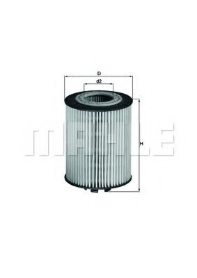 MAHLE ORIGINAL OX 173/1D Масляный фильтр 03 2007 для OPEL CORSA D (Опель Корса д)