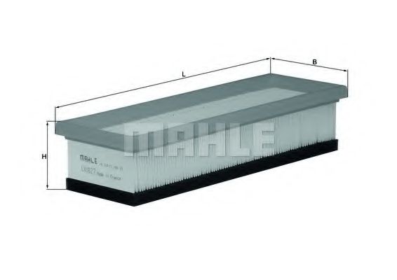 MAHLE ORIGINAL LX 1827 Воздушный фильтр для FIAT 500 C (Фиат 500 c) MAHLE ORIGINAL LX 1827 Воздушный фильтр для FIAT 500 C (Фиат 500 c)