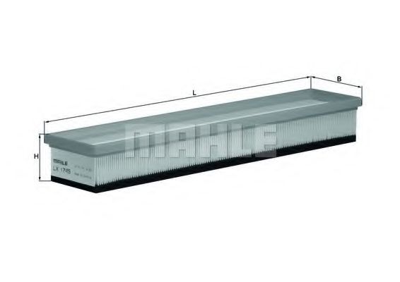 MAHLE ORIGINAL LX 1745 Воздушный фильтр для PEUGEOT (Пежо) MAHLE ORIGINAL LX 1745 Воздушный фильтр для PEUGEOT (Пежо)