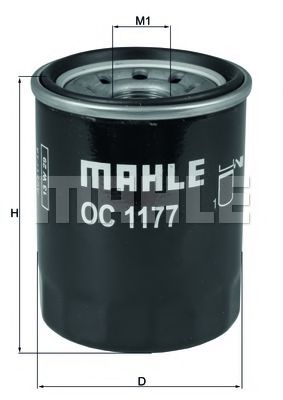 MAHLE ORIGINAL OC 1177 Масляный фильтр для SUBARU XV / CROSSTREK (Субару Xv / cросстрэк) MAHLE ORIGINAL OC 1177 Масляный фильтр для SUBARU XV / CROSSTREK (Субару Xv / cросстрэк)